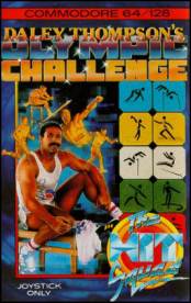 Caratula de Daley Thompson's Olympic Challenge para Commodore 64