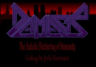 Pantallazo de Damage: The Sadistic Butchering Of Humanity para Amiga
