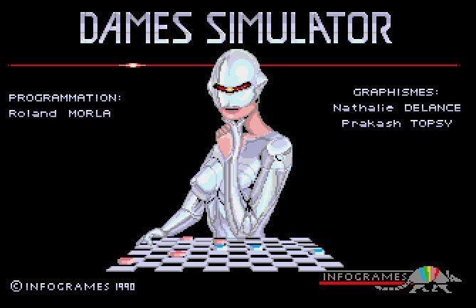 Pantallazo de Dames Simulator para Atari ST