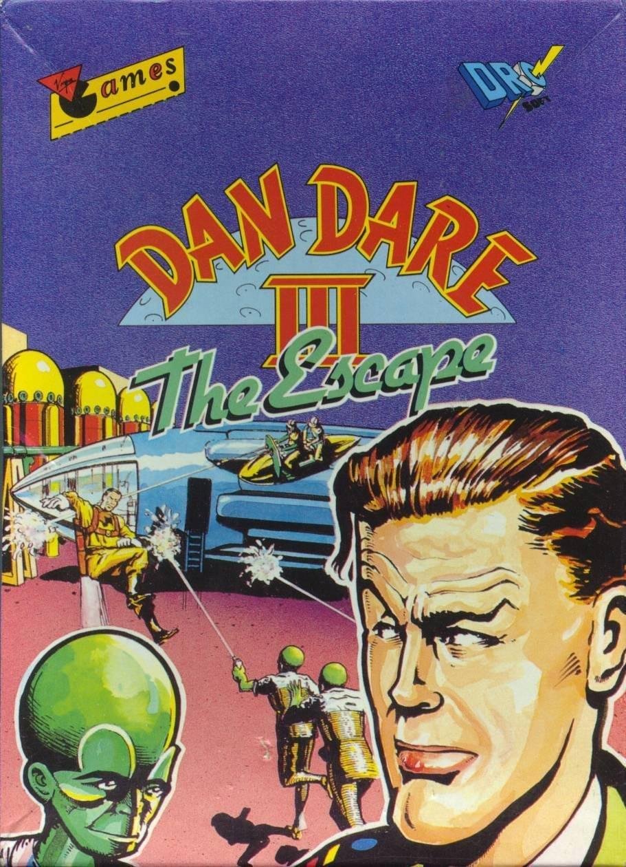 Caratula de Dan Dare III: The Escape para Amstrad CPC