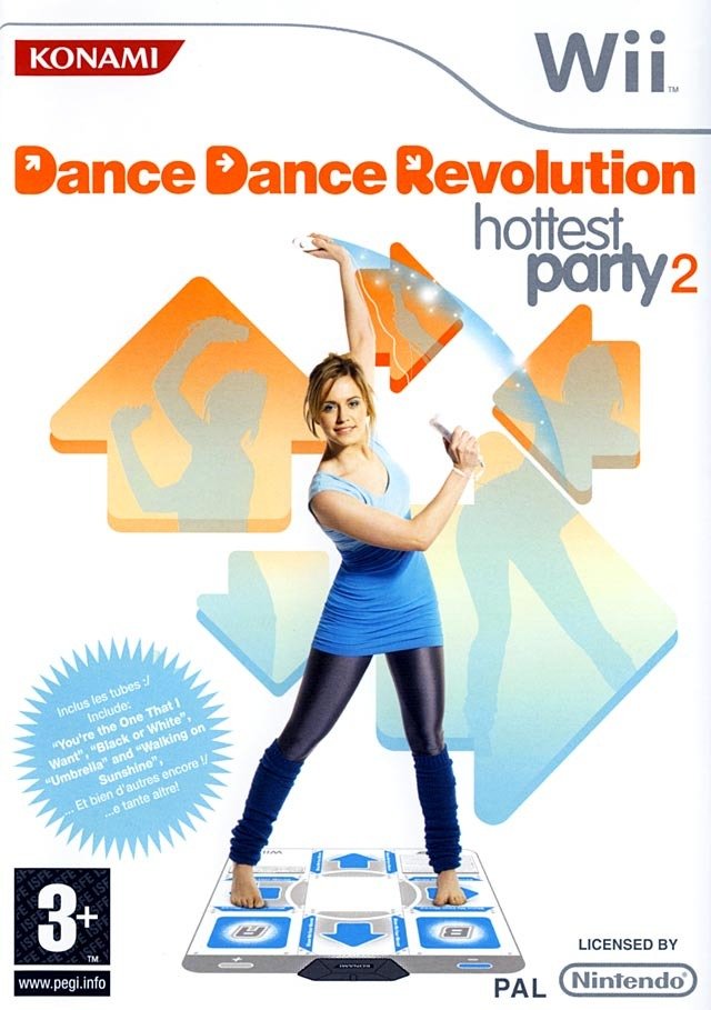 Caratula de Dance Dance Revolution : Hottest Party 2 para Wii