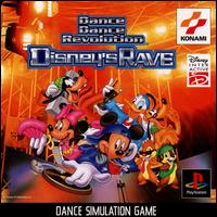 Caratula de Dance Dance Revolution Disney\'s RAVE para PlayStation