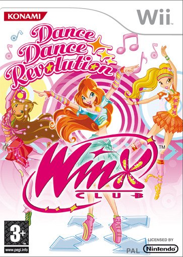 Caratula de Dance Dance Revolution Winx Club para Wii