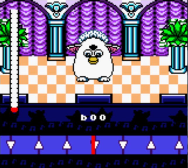 Pantallazo de Dancing Furby para Game Boy Color