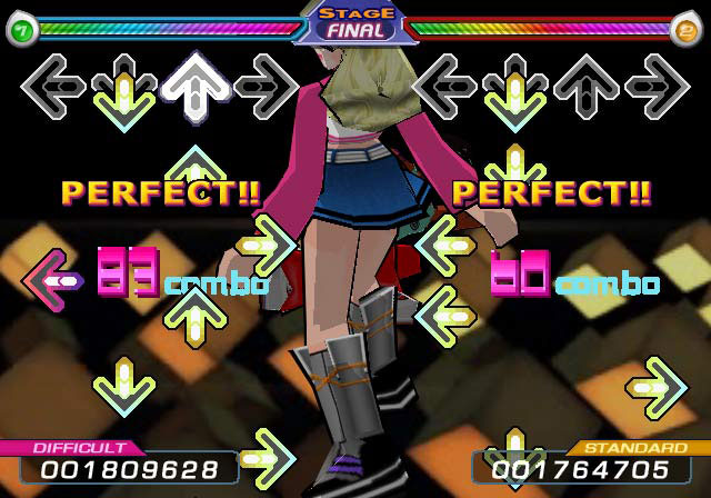Pantallazo de Dancing Stage Fusion para PlayStation 2