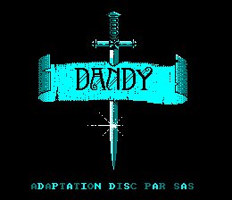 Pantallazo de Dandy para Amstrad CPC
