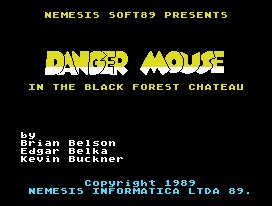 Pantallazo de Danger Mouse in the Black Forest Chateau para MSX
