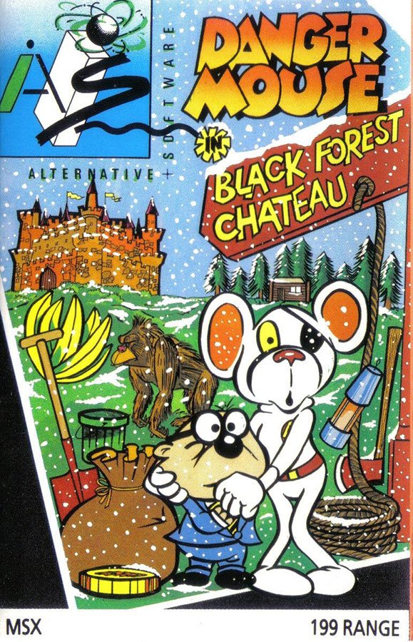 Caratula de Danger Mouse in the Black Forest Chateau para MSX
