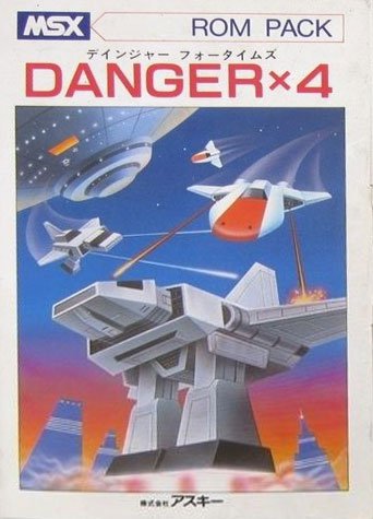 Caratula de Danger X4 para MSX