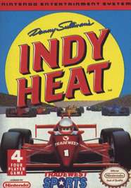 Caratula de Danny Sullivan's Indy Heat para Nintendo (NES)