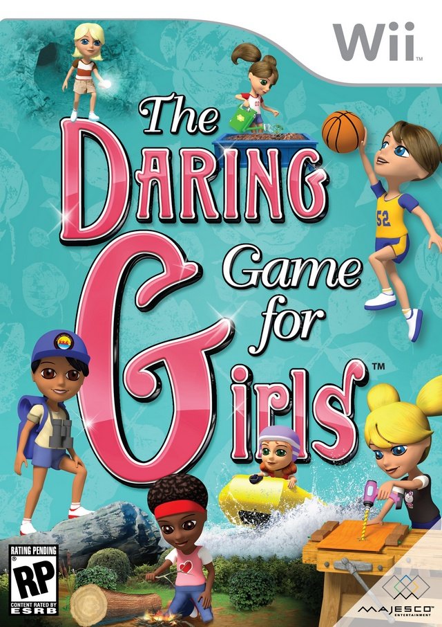 Caratula de Daring Game for Girls, The para Wii