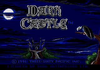 Pantallazo de Dark Castle para Sega Megadrive