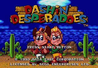 Pantallazo de Dashin' Desperadoes para Sega Megadrive