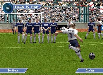 Pantallazo de David Beckham Soccer para PlayStation