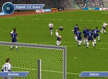 Pantallazo de David Beckham Soccer para PlayStation