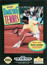 Caratula de David Crane's Amazing Tennis para Sega Megadrive