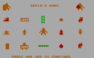 Pantallazo de David's Kong para PC