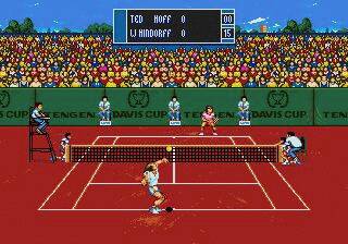 Pantallazo de Davis Cup Tennis para Sega Megadrive