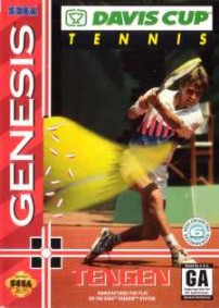 Caratula de Davis Cup Tennis para Sega Megadrive