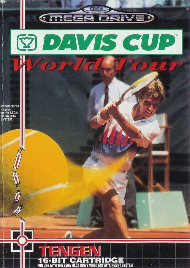 Caratula de Davis Cup Tennis para Sega Megadrive