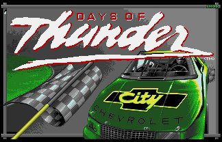Pantallazo de Days Of Thunder para Amiga