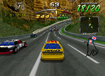 Pantallazo de Daytona USA: Championship Circuit Netlink Edition para Sega Saturn