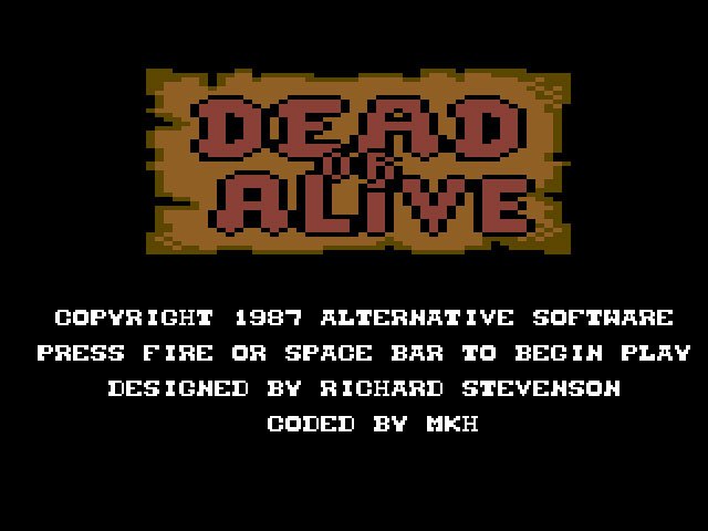 Pantallazo de Dead or Alive para Commodore 64