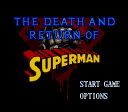 Pantallazo de Death and Return of Superman, The para Sega Megadrive