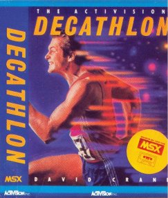 Caratula de Decathlon para MSX