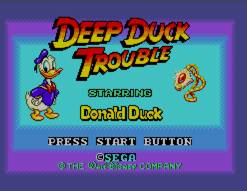 Pantallazo de Deep Duck Trouble para Sega Master System