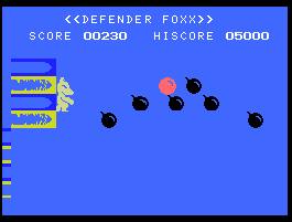 Pantallazo de Defender Foxx para MSX