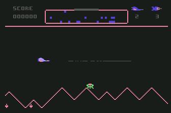 Pantallazo de Defender para Commodore 64