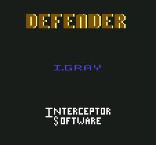 Pantallazo de Defender para Commodore 64