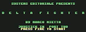 Pantallazo de Delta Fighter para Commodore 64