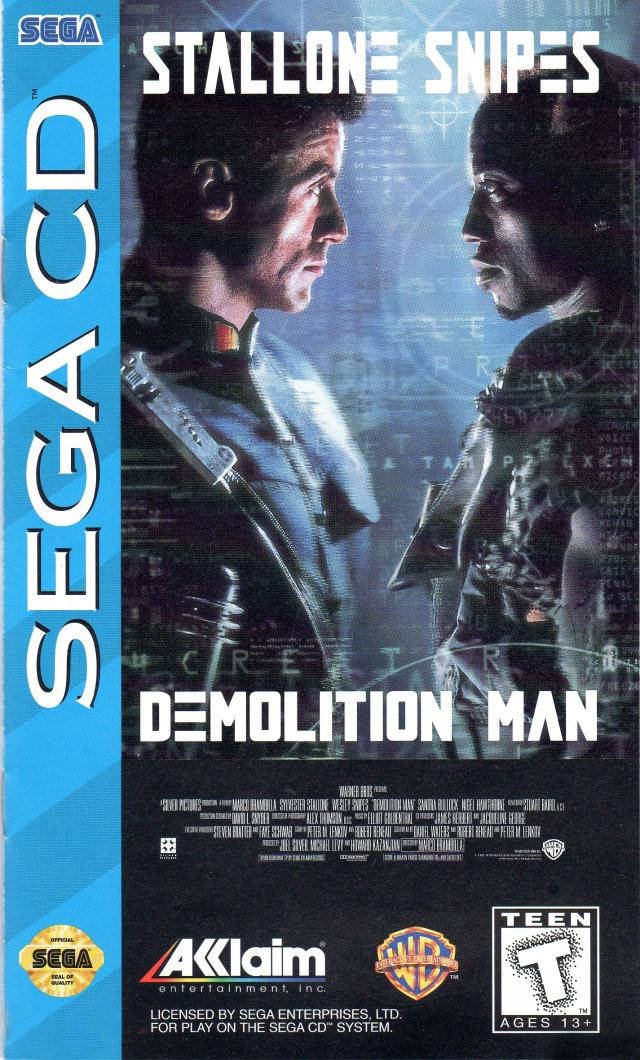 Caratula de Demolition Man para Sega CD