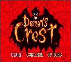 Pantallazo de Demon's Crest para Super Nintendo