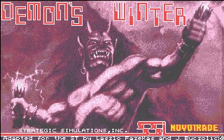 Pantallazo de Demon's Winter para Atari ST