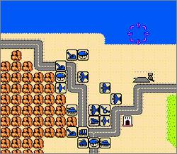 Pantallazo de Desert Commander para Nintendo (NES)