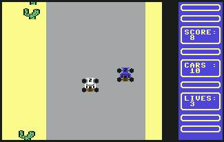 Pantallazo de Desert Race para Commodore 64