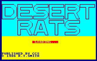 Pantallazo de Desert Rats para Amstrad CPC