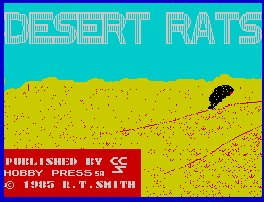 Pantallazo de Desert Rats para Spectrum