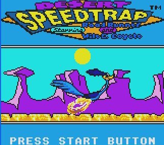 Pantallazo de Desert Speedtrap Starring Road Runner and Wile E. Coyote para Gamegear