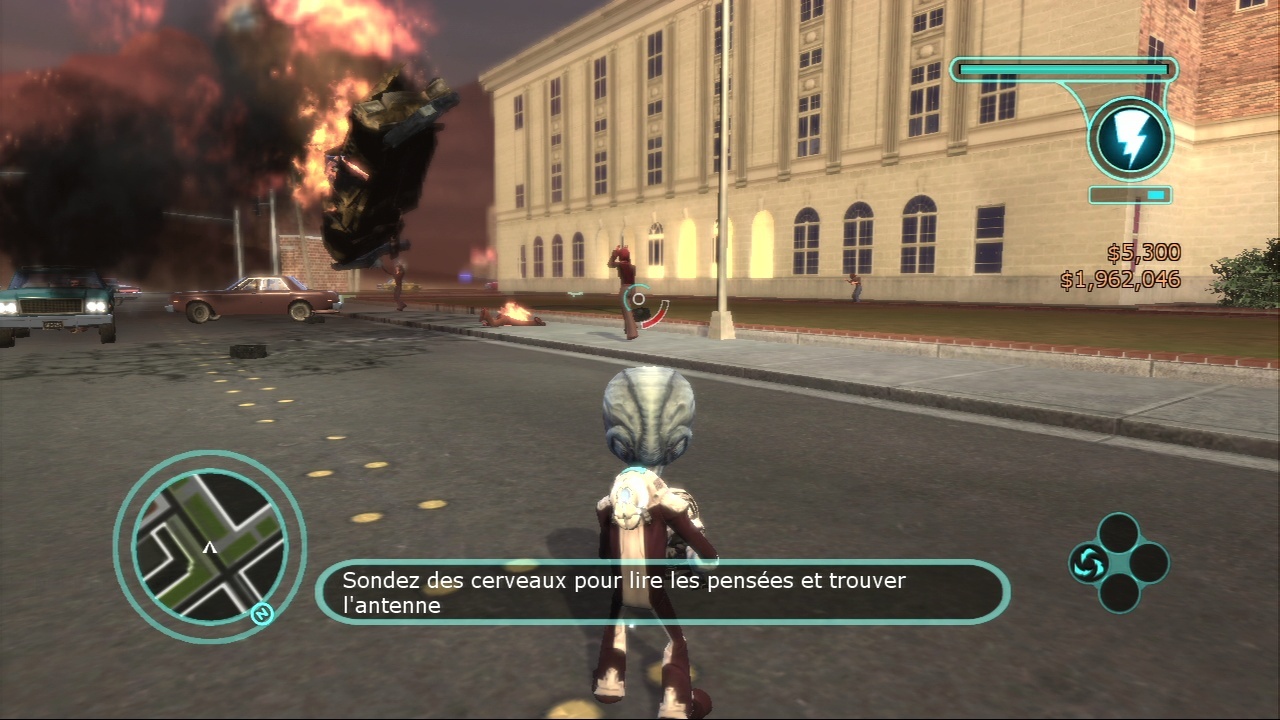 Pantallazo de Destroy All Humans! El Camino del Recto Furon para PlayStation 3