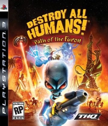 Caratula de Destroy All Humans! El Camino del Recto Furon para PlayStation 3