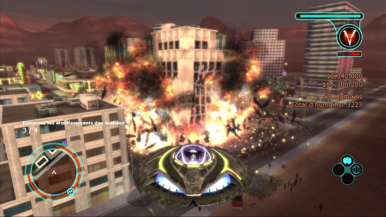 Pantallazo de Destroy All Humans! El Camino del Recto Furon para Xbox 360