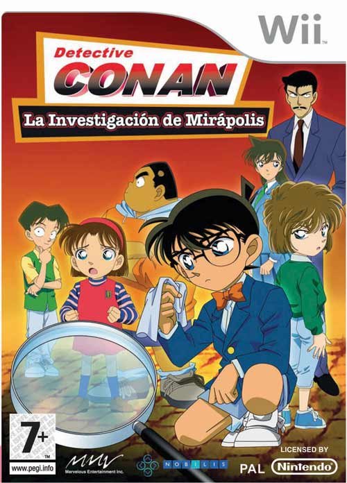 Caratula de Detective Conan: La Investigacion de Mirapolis para Wii