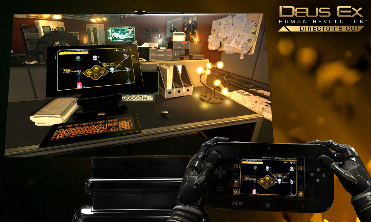 Pantallazo de Deus Ex: Human Revolution Directors Cut para Wii U
