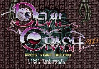 Pantallazo de Devil Crash MD (Japonés) para Sega Megadrive