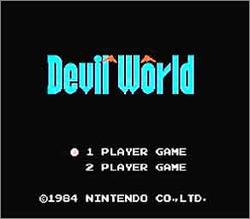 Pantallazo de Devil World para Nintendo (NES)