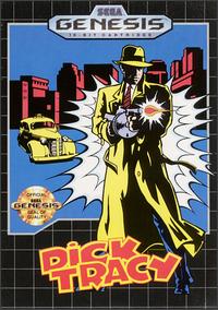 Caratula de Dick Tracy para Sega Megadrive
